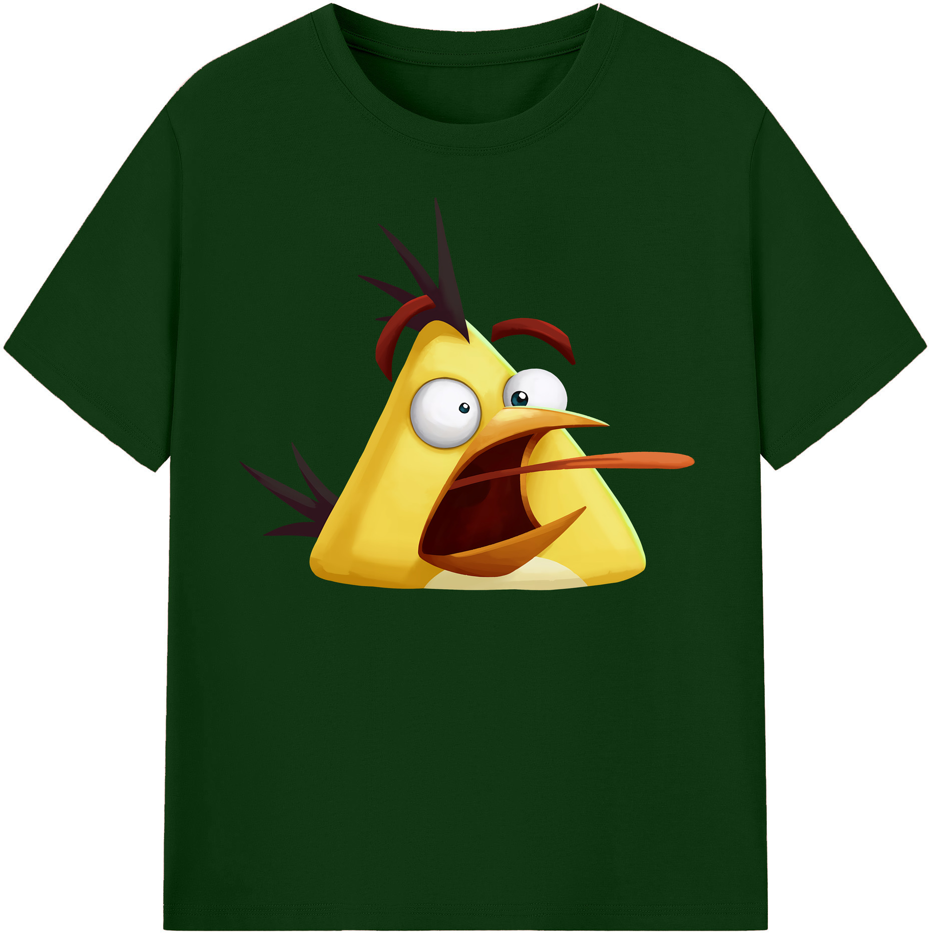 （画像用） Angry Birds アングリーバード 綿100％半袖Tシャツ（フロントプリント）